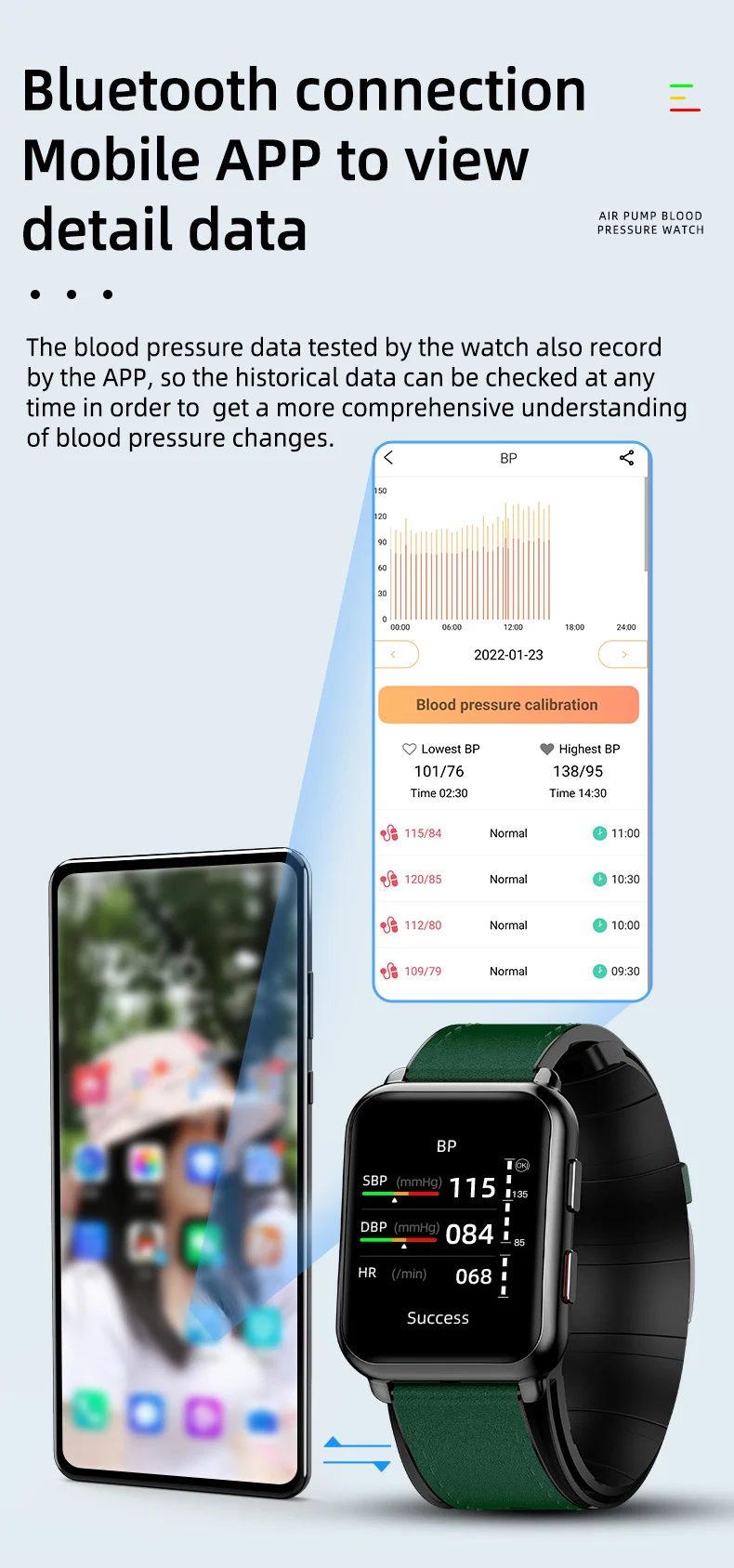 P80 Air Pump Blood Pressure Smart Watch Blood Oxygen Heart Rate Monitor Sleep Smart Watch (6).jpg