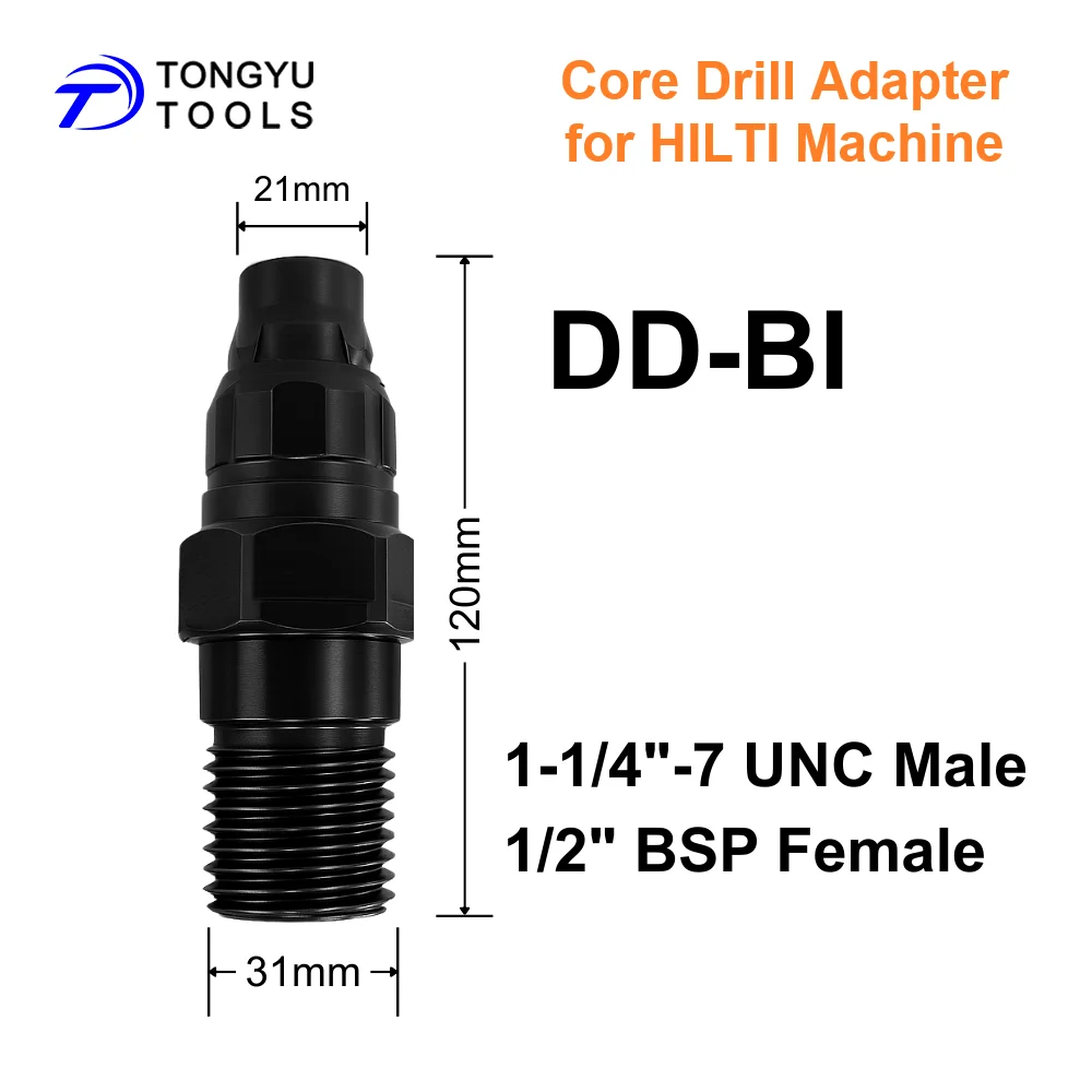 ダイヤモンドコアドリルビットアダプター DD-BI+ チャックから1-1/4 