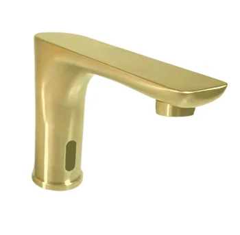 Hot selling 304 stainless steel commercial washbasin non-contact gun ash sensing faucet