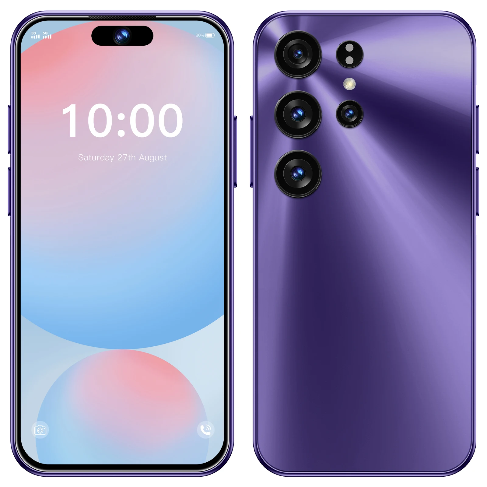 Smartphone S25 Mini 5G Débloqué - Android 13, 3+32 Go, Double SIM - Écran 4" - Neuf