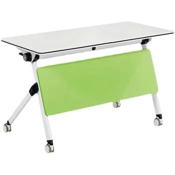 Folding Training Table And Chair Modern Meeting Room  Foldable Conference Combination Table & Desk With Wheel