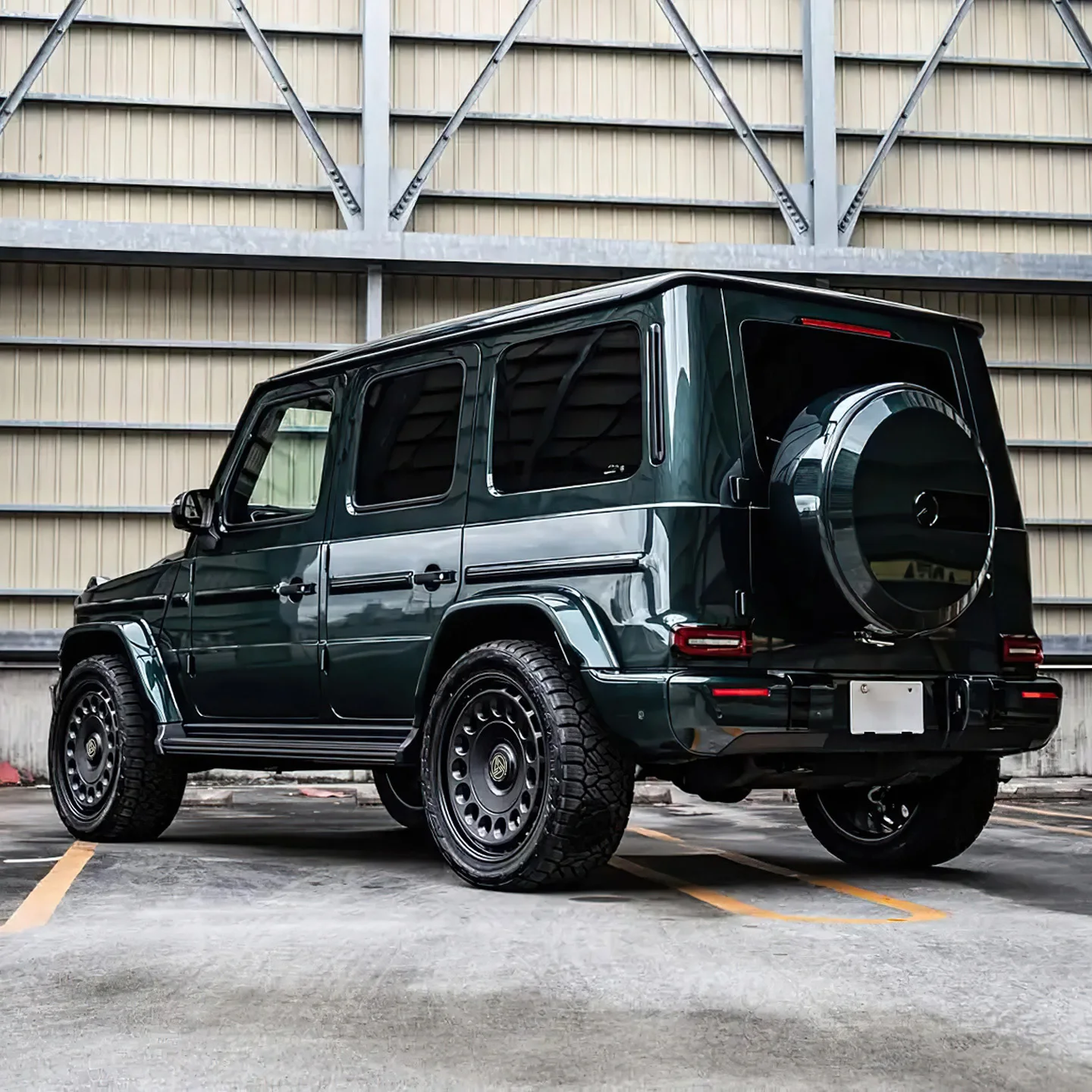 Custom 4x4 Forged Alloy Wheel Rim XL MonoBlock Matte Black 5x112 5x120 5x114.3 New for Mercedes G Class G63 G500 35mm Offset - Image 3