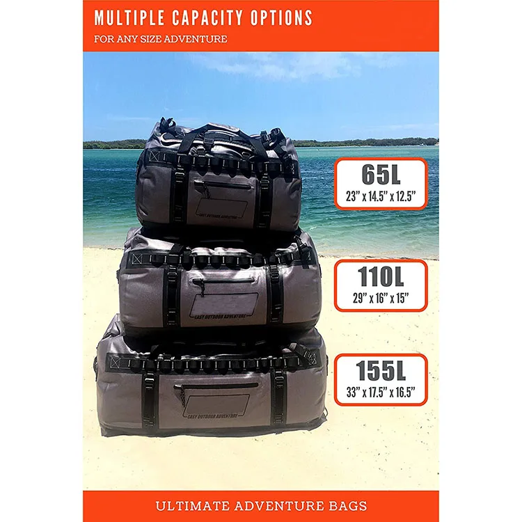 Fashion 1680d Heavy Duty Waterproof Duffel Bag For Boating,Motorcycling