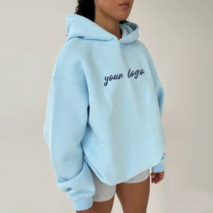 High Quality Custom Logo Heavyweight Breathable Windproof Winter Pullover Hoodie Women Oversized Relaxed Fit Soft Fabric