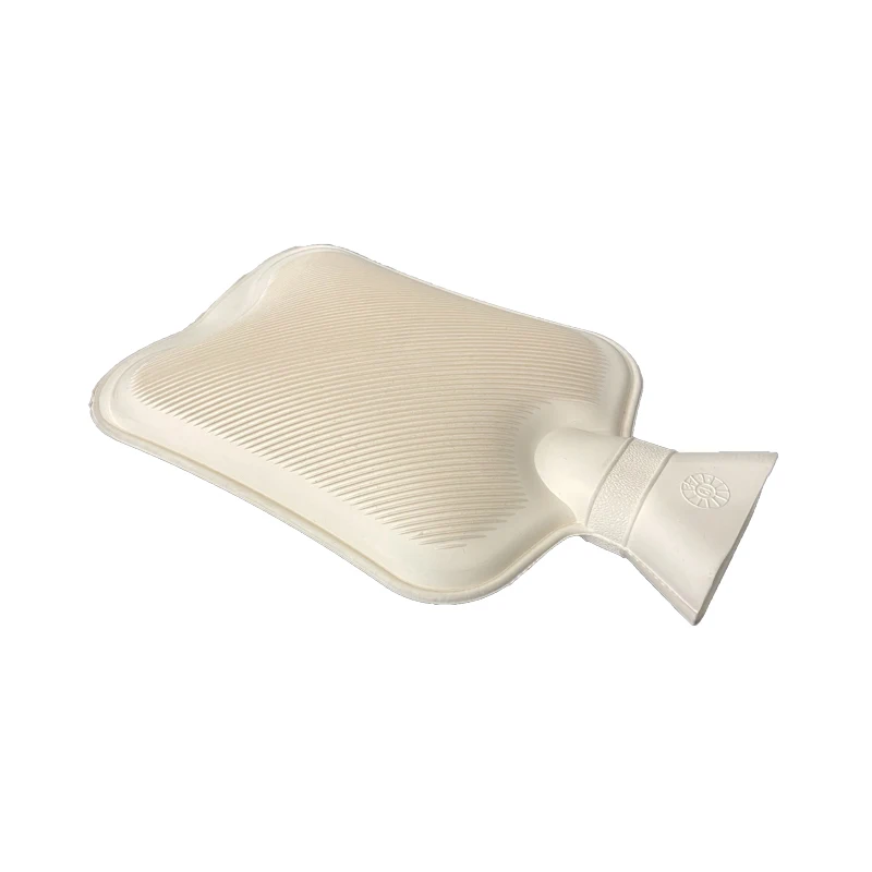 Natural rubber hot water bag 2000ml hot water bottle factory