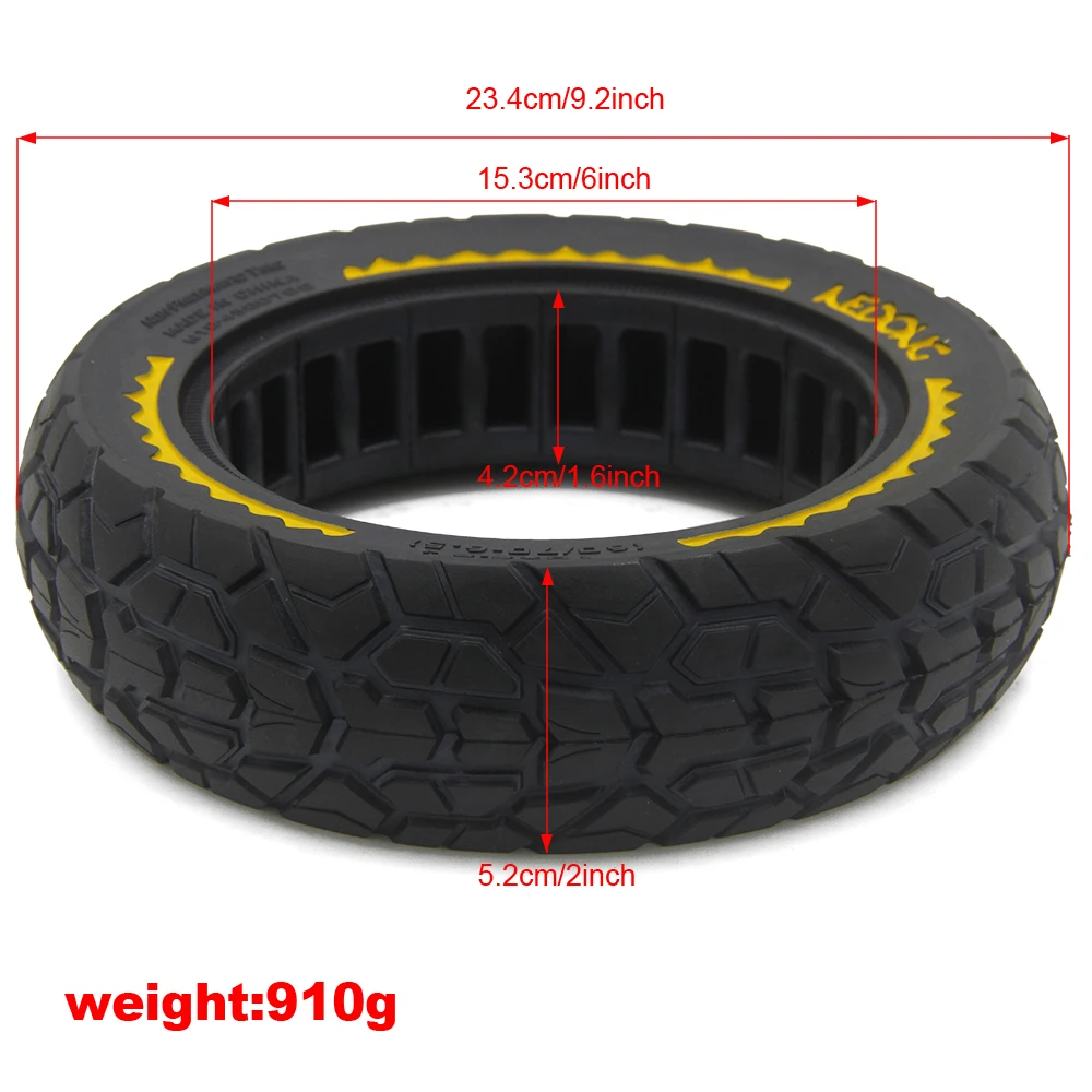 10*2.5 Inch Thickened Vacuum Tire 10 Honeycomb Solid Tyre for Self-Balancing Electric Scooter E-Scooter Spare Parts
