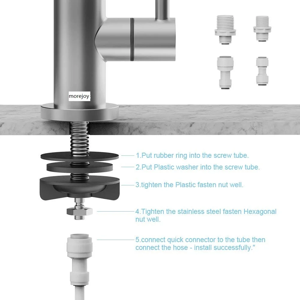 Gooseneck Drinking Water Filter Faucet for Water Filter and Ro Water System