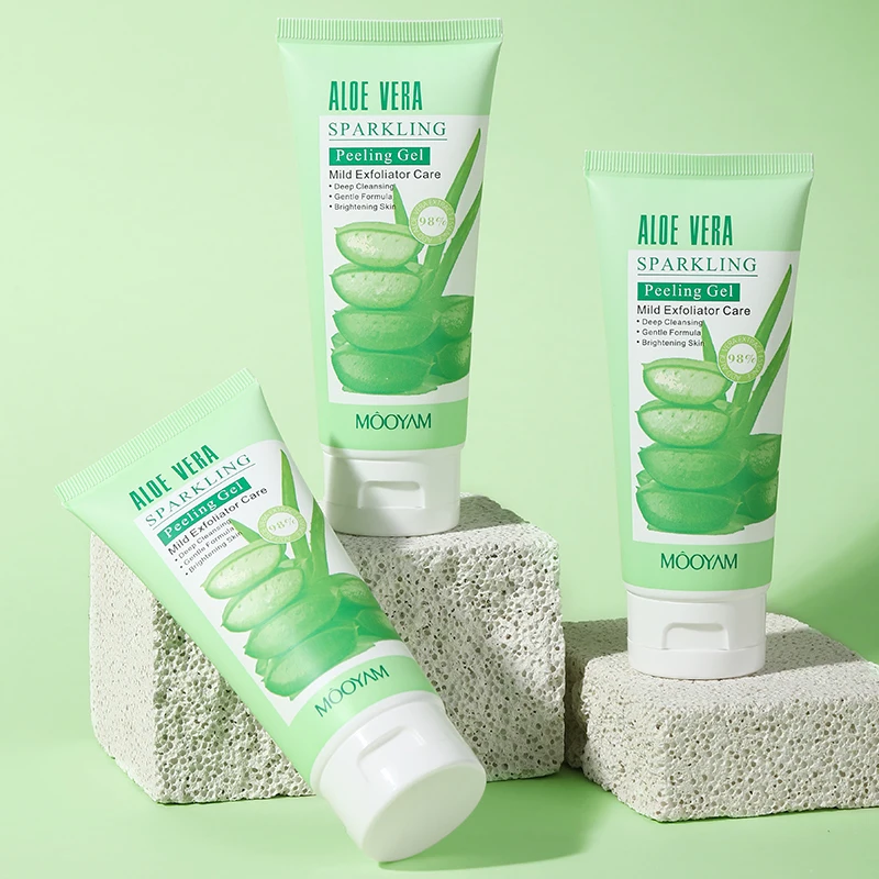 Aloe Vera Sparkling Peeling Gel - Purifying Exfoliant