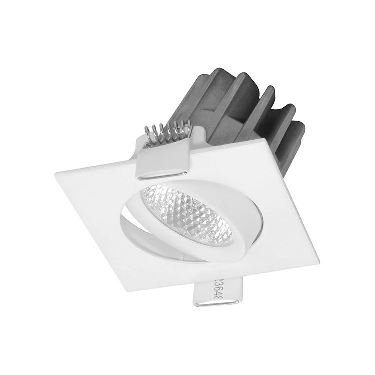 Adjustable Dimmable LED Ceiling Down Light 5W 7W 12W 20W 30W Recessed LED Square Downlight