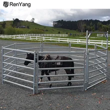 Horse Farm Livestock Yard Fence Corral Heavy Duty Galvanized Metal Round Pen Fence Panels