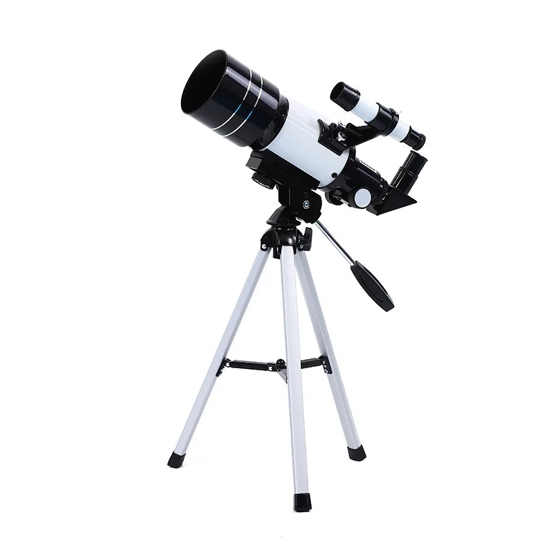 LUXUN F30070M Astronomical Refracter Telescope with Tripod and Finder Scope Portable 70300 Telescope for Kids Beginners