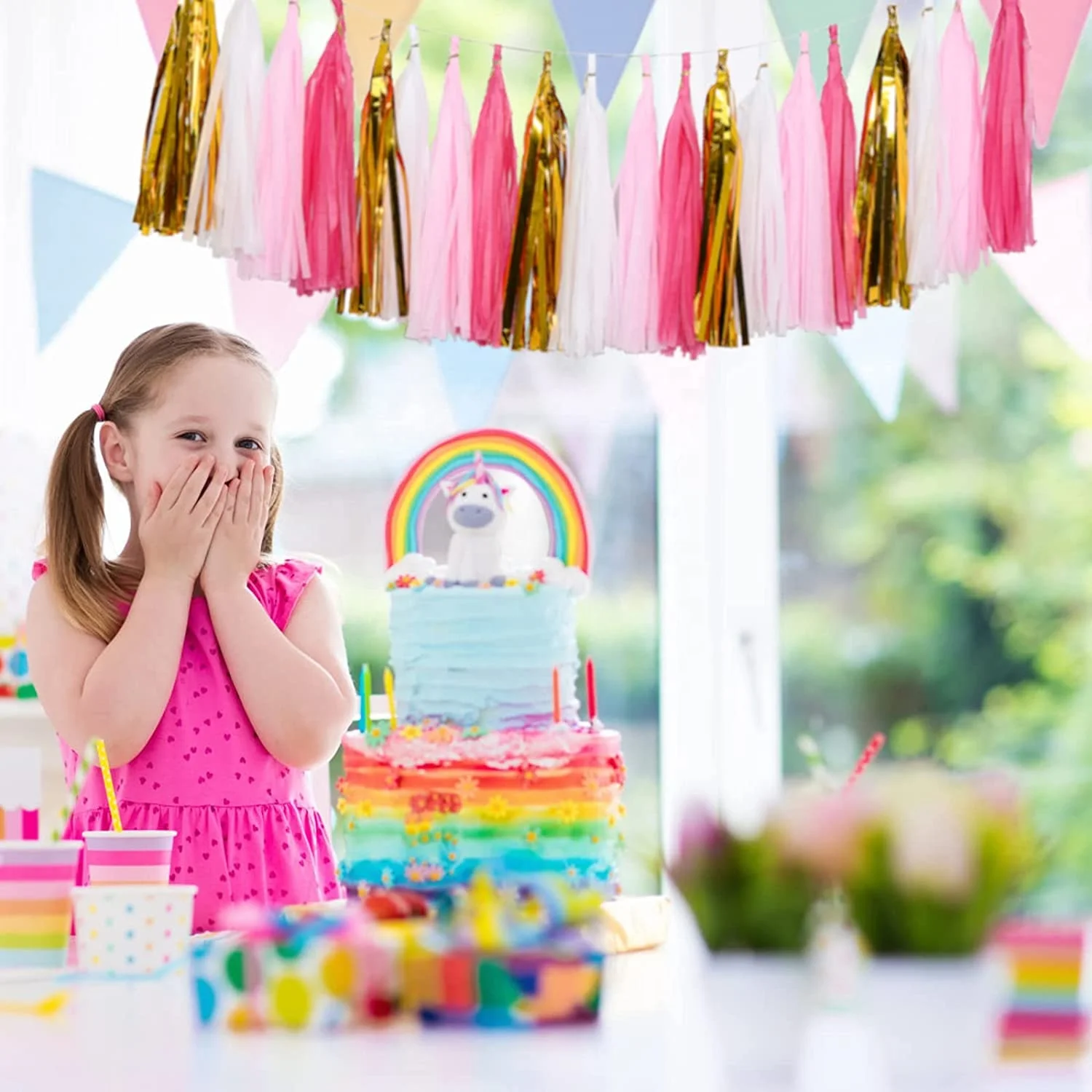 Custom High Quality Wholesale Party Supply Gold Foil Tissue Paper