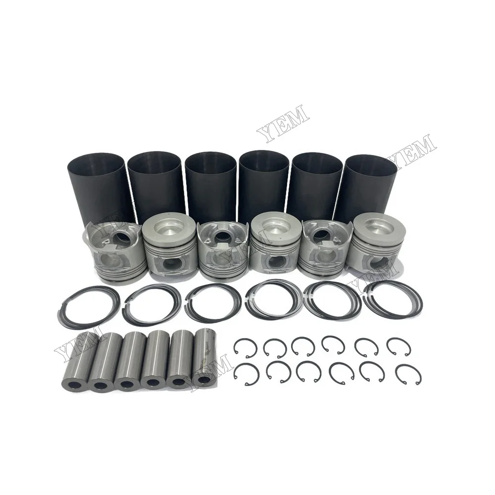 For Isuzu 6HK1 Cylinder Liner Kit Engine Parts Repair Replacement 6