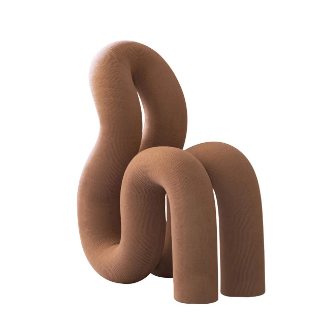 nordic creative simple elbow shaped chair