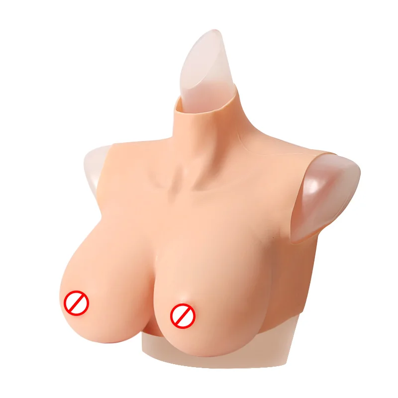 Realistic Soft Silicone Breast Form Fake Boobs Silicon Chest For Man To