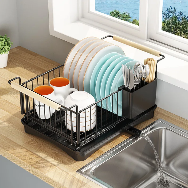 Dish Plate Drain Rack, Chopsticks Rack, Drying And Washing Bowl