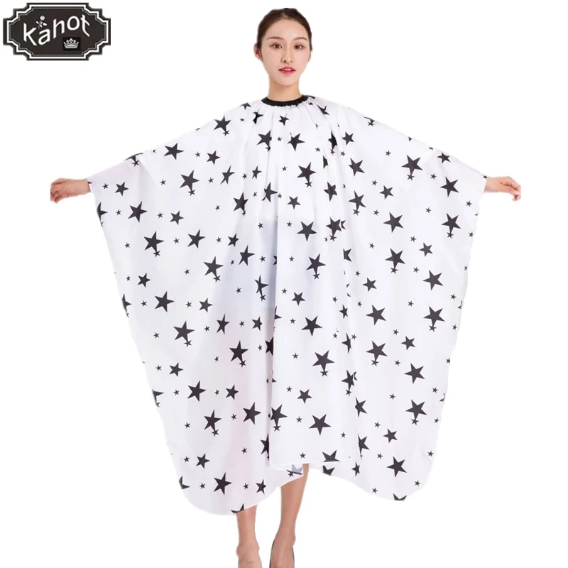 Salon Professional Hair Styling Cape Fashion Star Pattern Hair Cutting  Coloring Styling Waterproof Hairdresser Barber Cape Apron - Buy Hair Cut  Hairdressing Waterproof Smock Salon Barber Stylist Smock Capes For Hair  Cutting