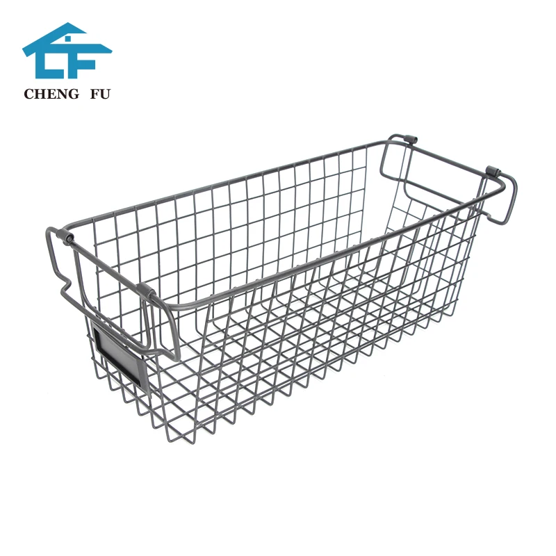 Wholesale Stackable Metal Wire Mesh Storage Basket Wire Mesh Baskets