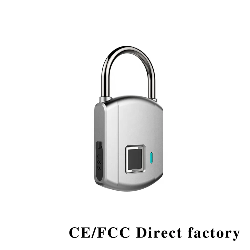 Hock Lock Fingerprint Handle Padlock Ttlock Smart Door Lock