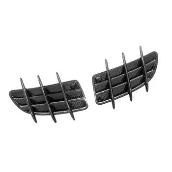 Mercedes Benz SLK R171 SLK 200 55 2004-2011 Wet Carbon Fiber Hood Air Intake Decorative Vents Forge Carbon Exterior Accessories