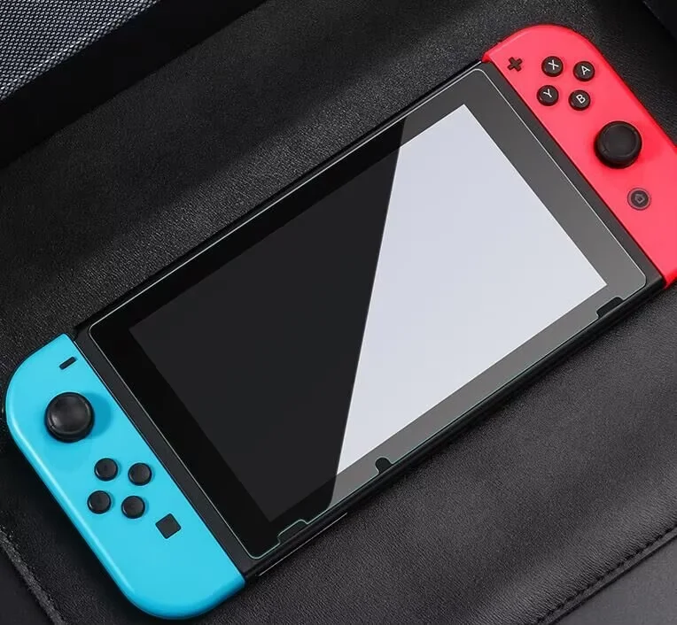 product anti scratch hardness tempered glass screen protectors for nintendo switch 2 gaming console tempered film high clear-5