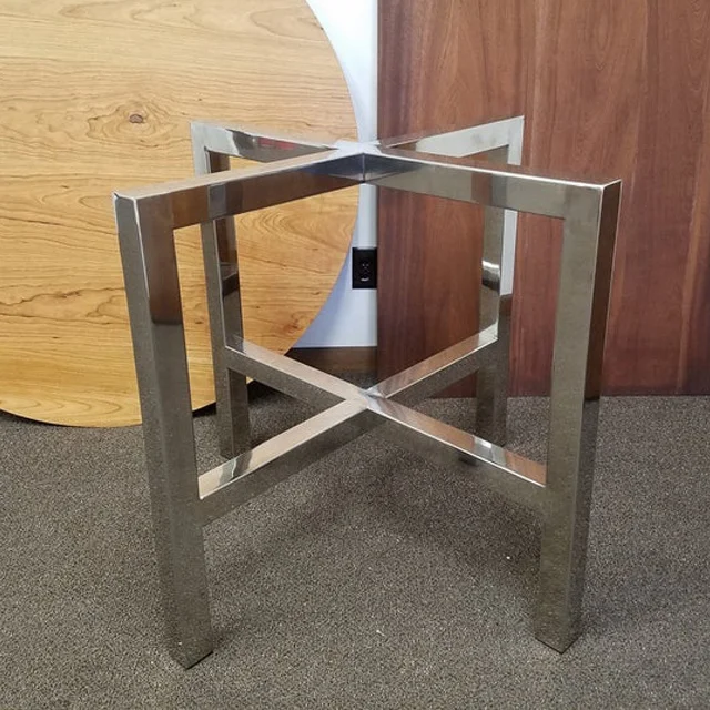 Custom Stainless Steel Sheet Metal Processing OEM/ODM Table Frame/Furniture Parts Sheet Metal Products