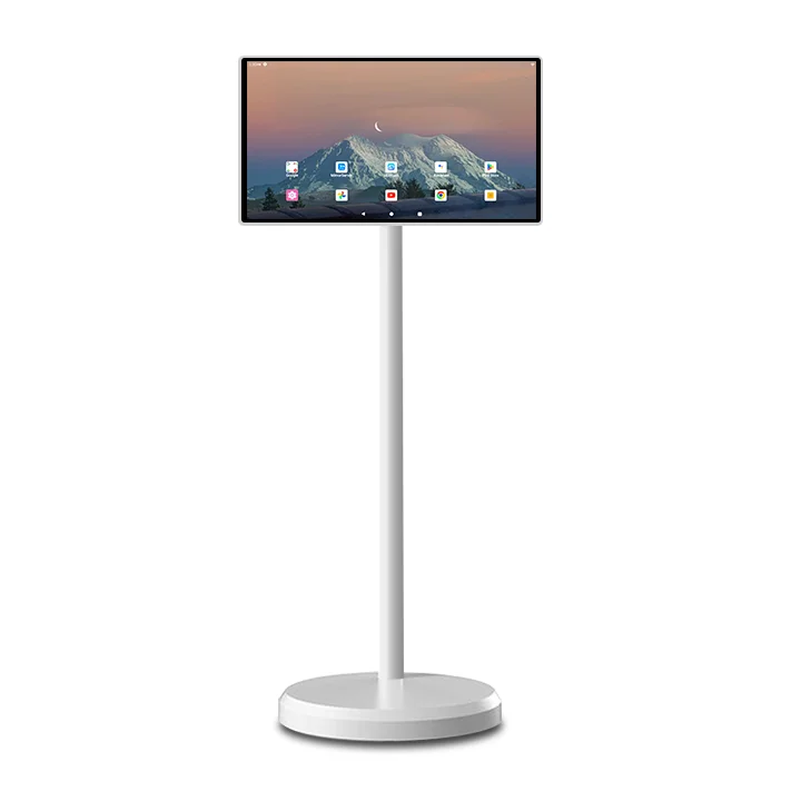 Portable Tv Stands Stand Smart Screen Tv Smart Tv Screen Touch Screen Advertising Monitor Battery Included Monitor Movable