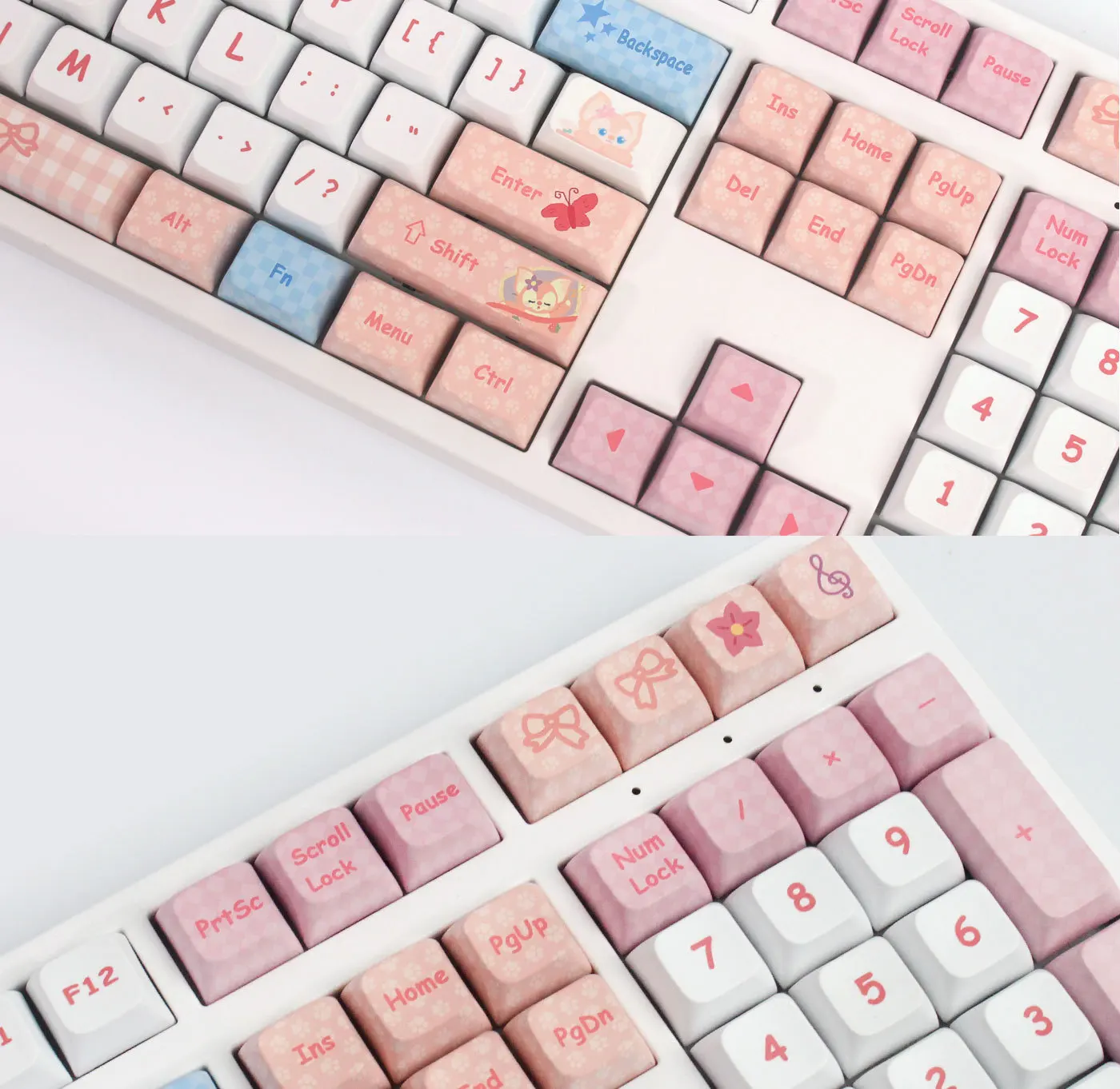 Linabell XDA Profile 138keys PBT Dye Sublimation Keycaps Set PBT Keycap for Mechanical Keyboard