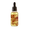 Olio da massaggio ai fiori secchi di fiori rossi