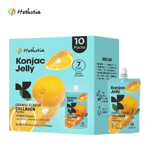 Konjac Jelly  Passion Fruit Vitamin C Zero Sugar No Fat  7 Kcal Summer Snacks  Ready to Eat Konnyaku Jelly