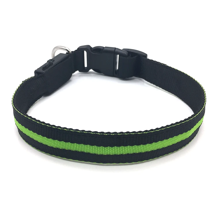 Новое поступление водонепроницаемый мигающий перезаряжаемые загорасветодио дный светодиодный ошейник CE RoHS сертификат