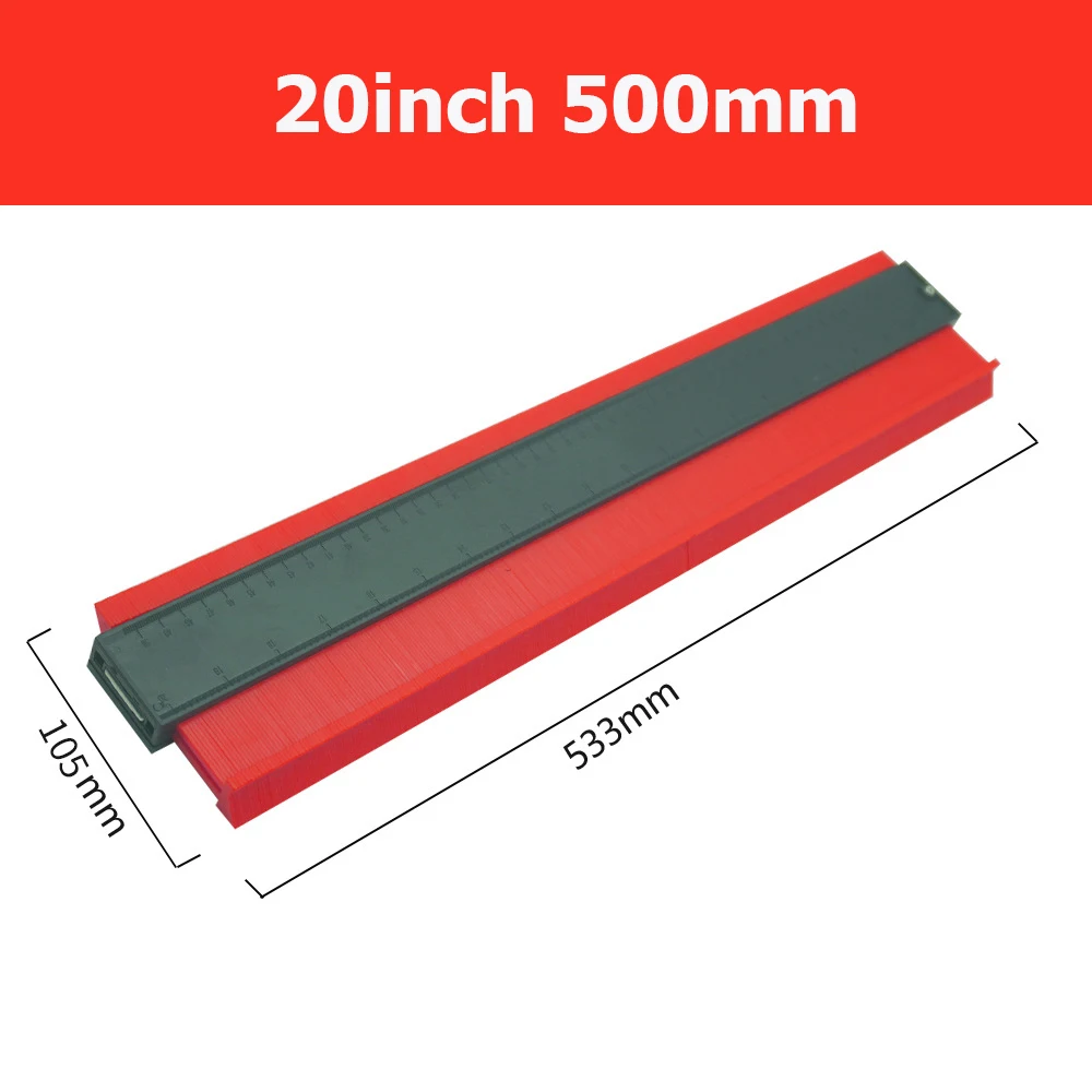 Woodworking Tool Industrial & DIY OEM ABS Plastic Contour Gauge with 0-50cm Range for Shape Marking
