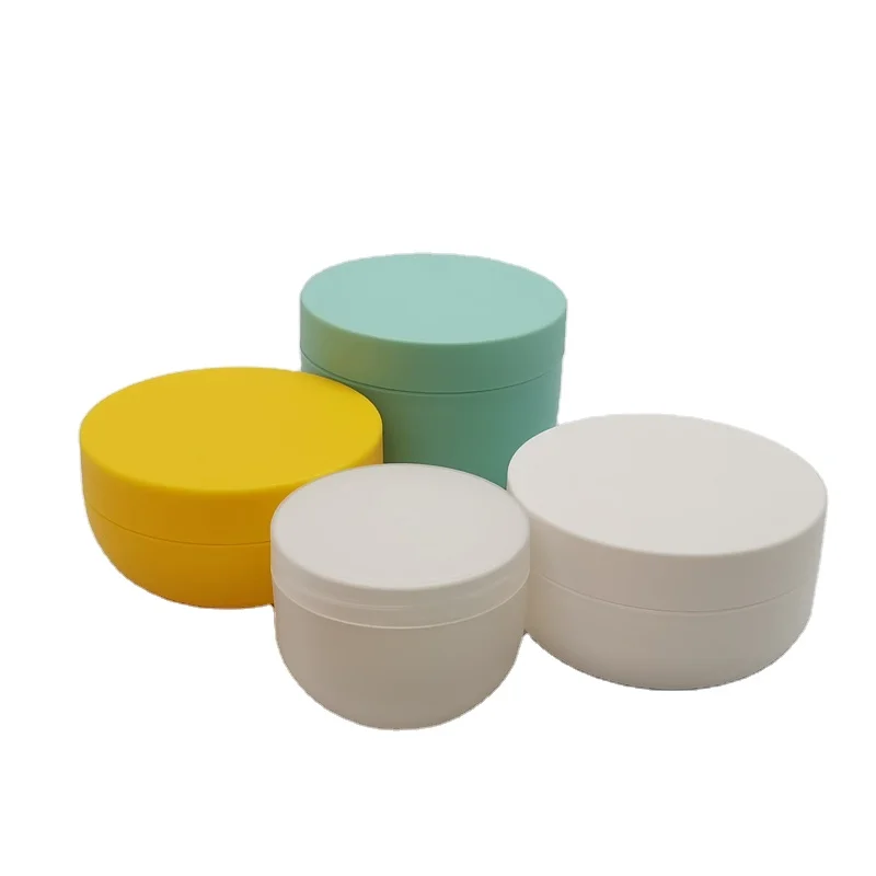 Empty Frosted Plastic Container Pp Jar Hair Gel Cream Body Butter Scrub Skin Care Packaging