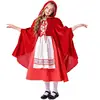 5614 Girls' [Skirt with Hood and Shawl]