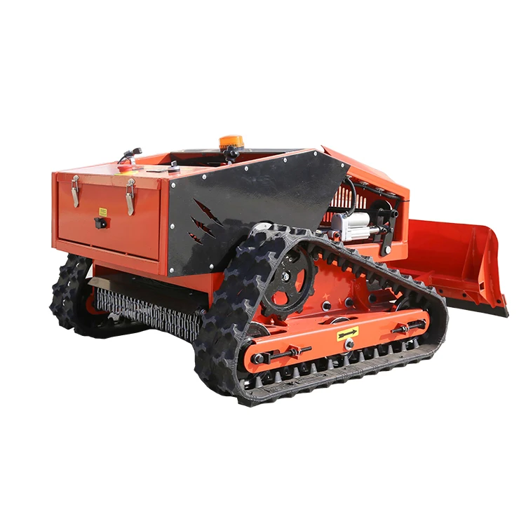 Remote Control Crawler Lawn Grass Cutter High Productivity