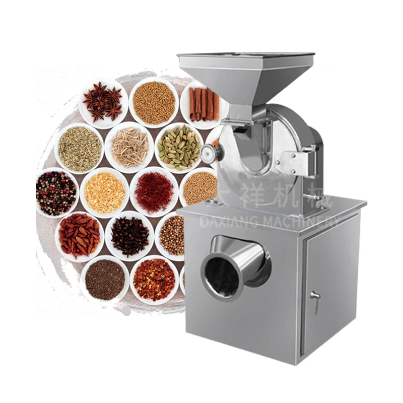 LFJ-20B Good Quality SS304 Food Grade Food Chemical Automatic Leave Spices Grinder Grinding Machine