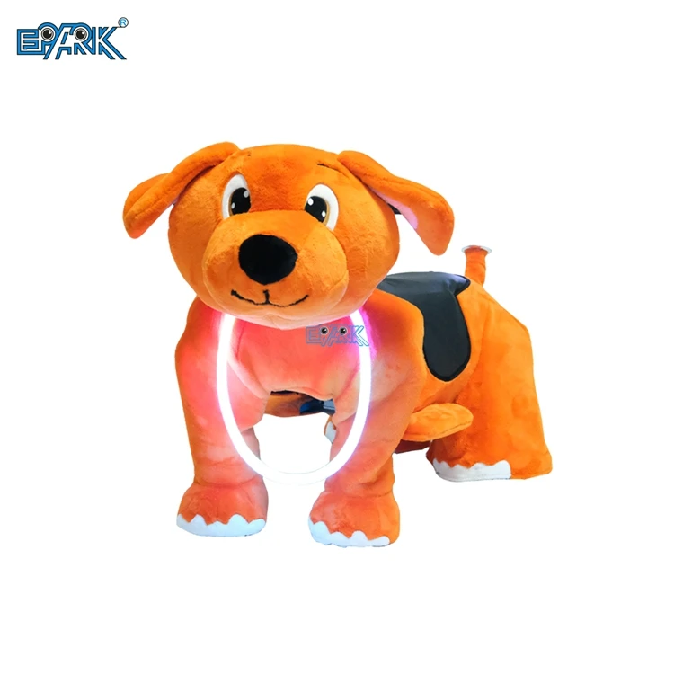 Electric Kiddie on Zoo Ride Outdoor Game Walking Animal Plush Rides for Shopping Mall