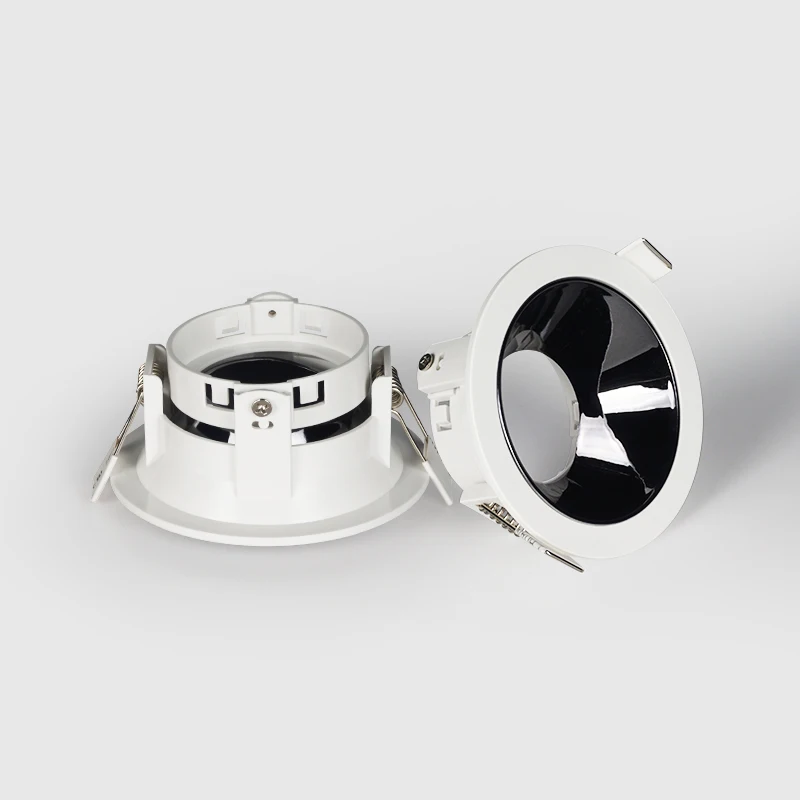 Led Ceiling Light Recessed Plastic Commercial Round Spotlight Gu10 Mr16 Recessed Down Light Home Decor