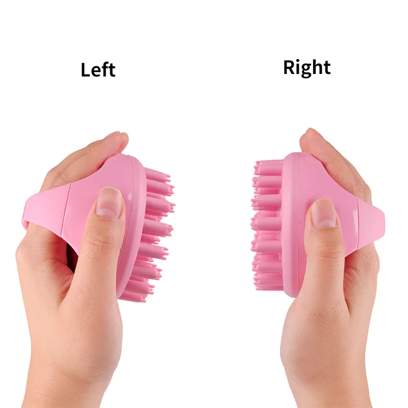 Amazon Hot Selling Hair Shampoo Brush Scalp Care Hair Brush with Soft Silicone Scalp Massager