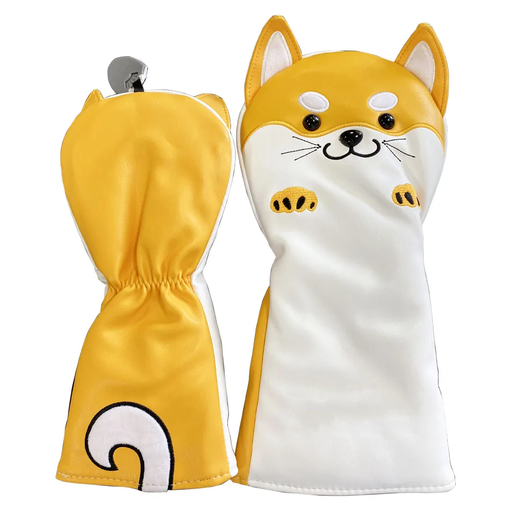 Orginal Factory Oem Yellow Lion Animal Design Golf Driver Head Cover