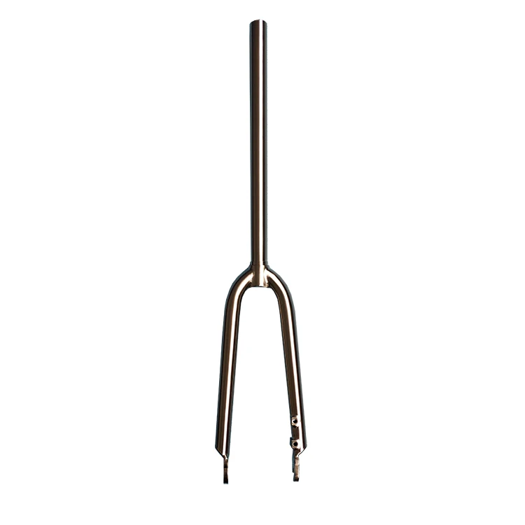 Factory Rpice of 451Titanium Bicycle Fork for Mini Velo Bicycle Fork Mini Velo Rigid Forks with Flat Disc Brake