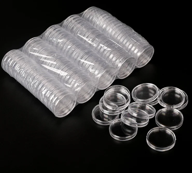 40,6 мм, капсулы для монет, 100 шт., держатель для американского серебряного орла, монета 1 унция