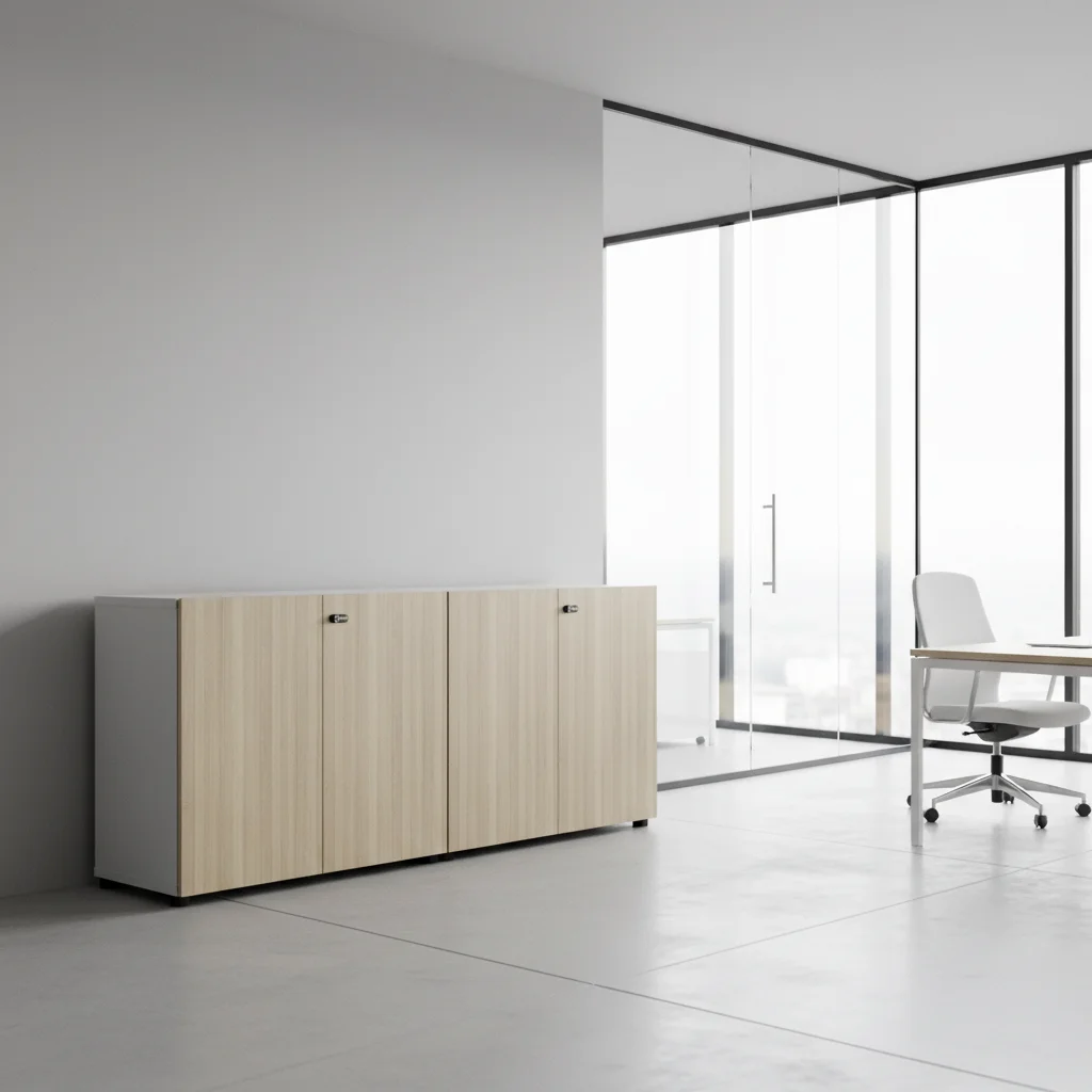 Low Cabinet Single Door Storage Steel Frame Professional Home Office Filing System Modern Furniture 5