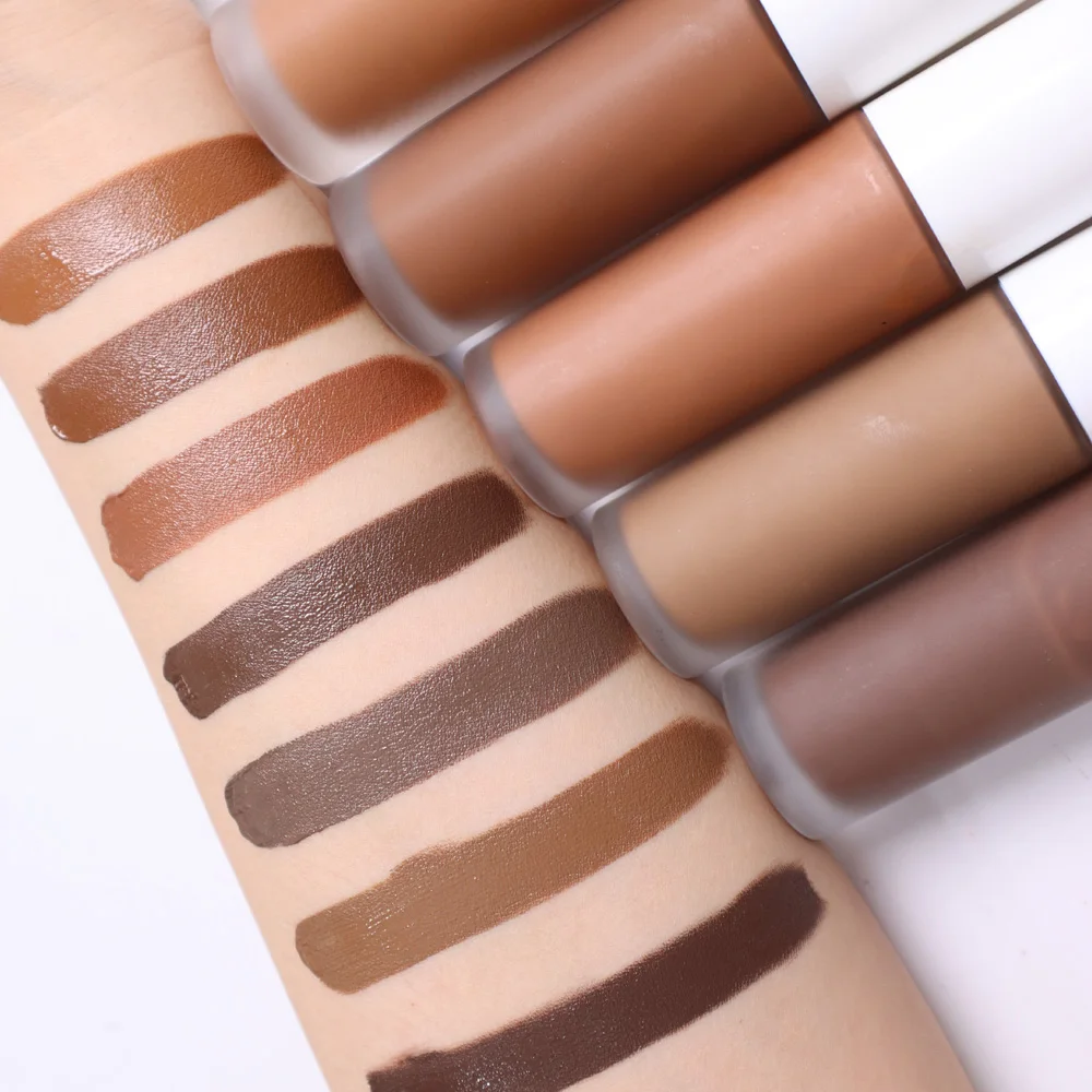 2020 Free Shipping Sample Custom No logo Cosmetics Makeup Products Shade 4 Miss Rose Foundation