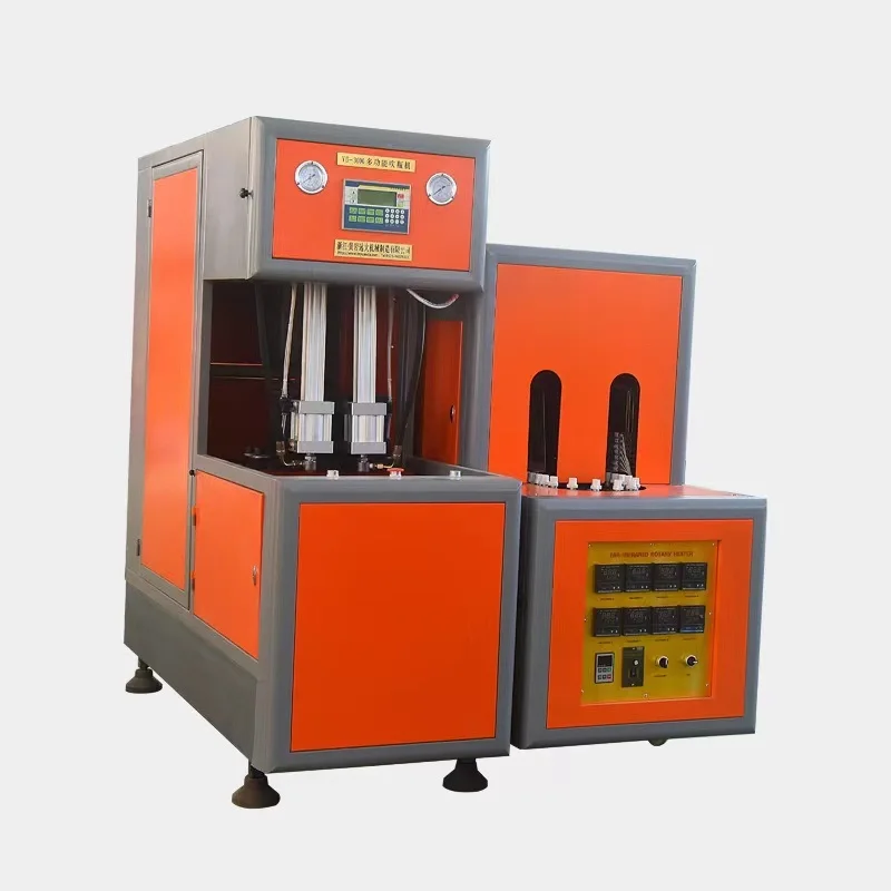 1200 BPH Semi-Automatic Plastic Water Bottle Making Machine 2 Cavities Easy to Operate for PET for Manufacturing Plant