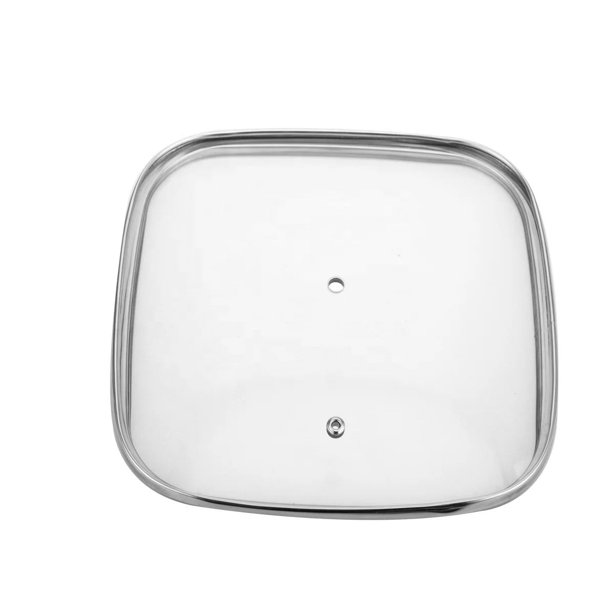 Irregular Shape Square Oval Clear Glass Lids Frying Pans  Universal Suitable for Cookware  Tempered Glass Lids Polished Edges