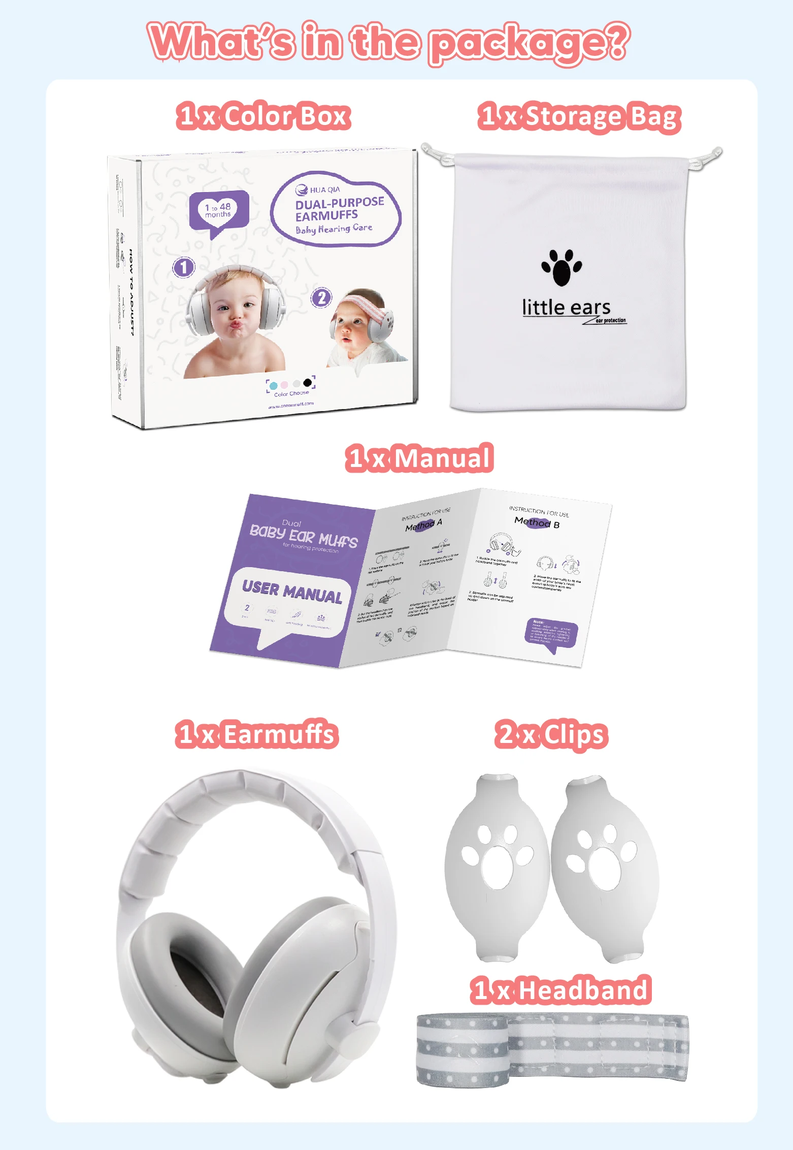 Diy New Design Noise Reduction Ear Muff Baby Ear Hearing Protection