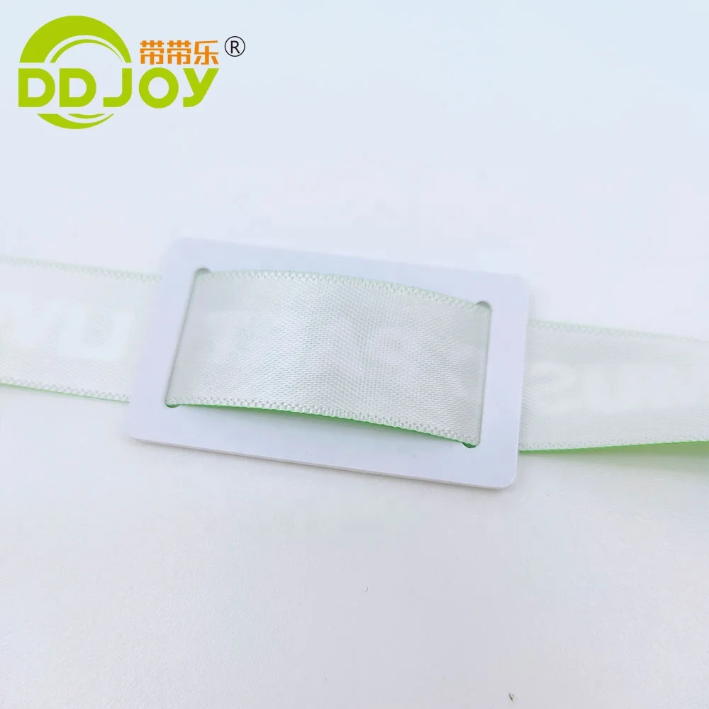 Disposable Custom Personalised Comfortable NFC Textile Bracelets Ribbon Fabric Festival Events RFID Woven Wristband