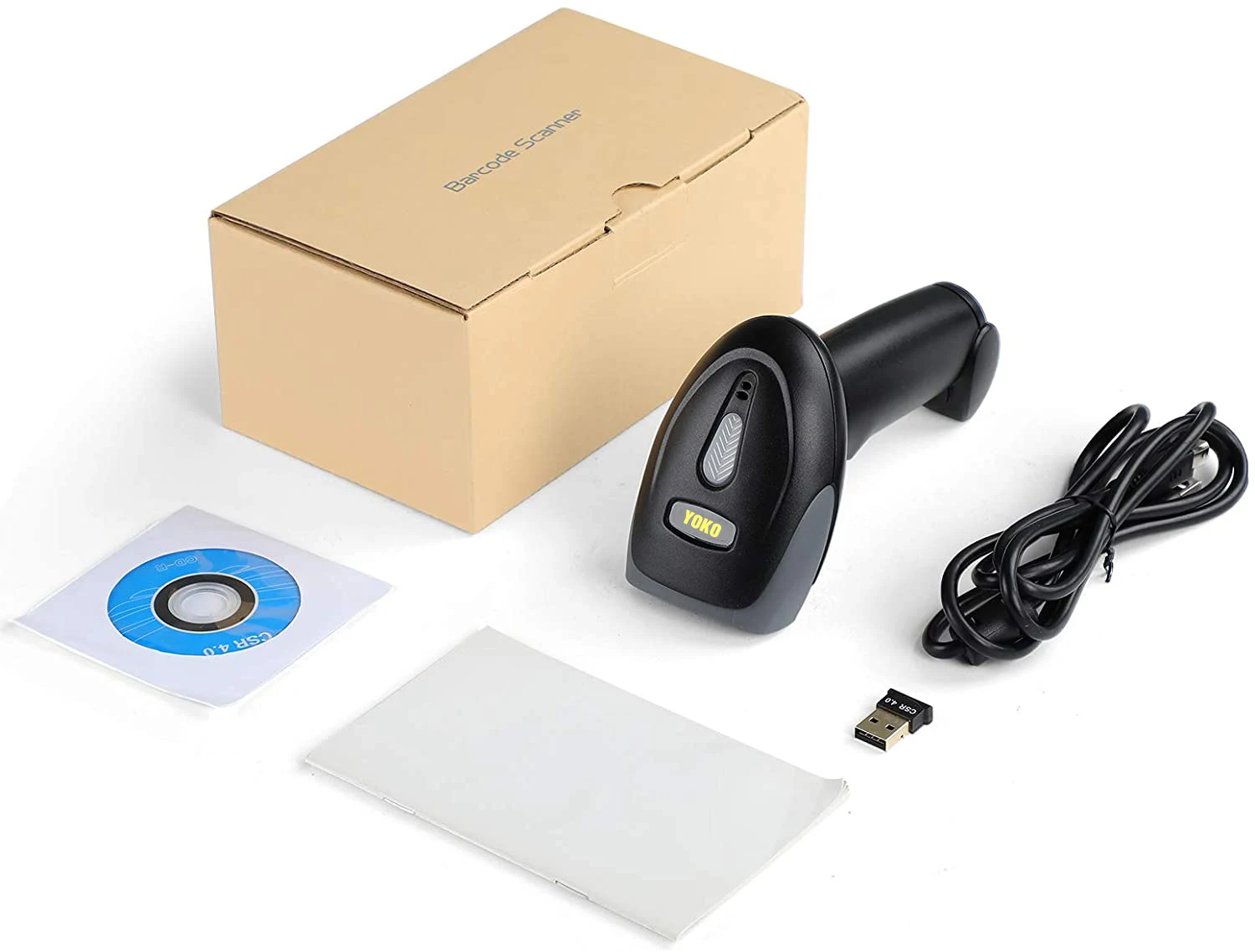 Yoko Bwm930 Bluetooth Barcode Scanner,Handheld Wireless Usb Wired