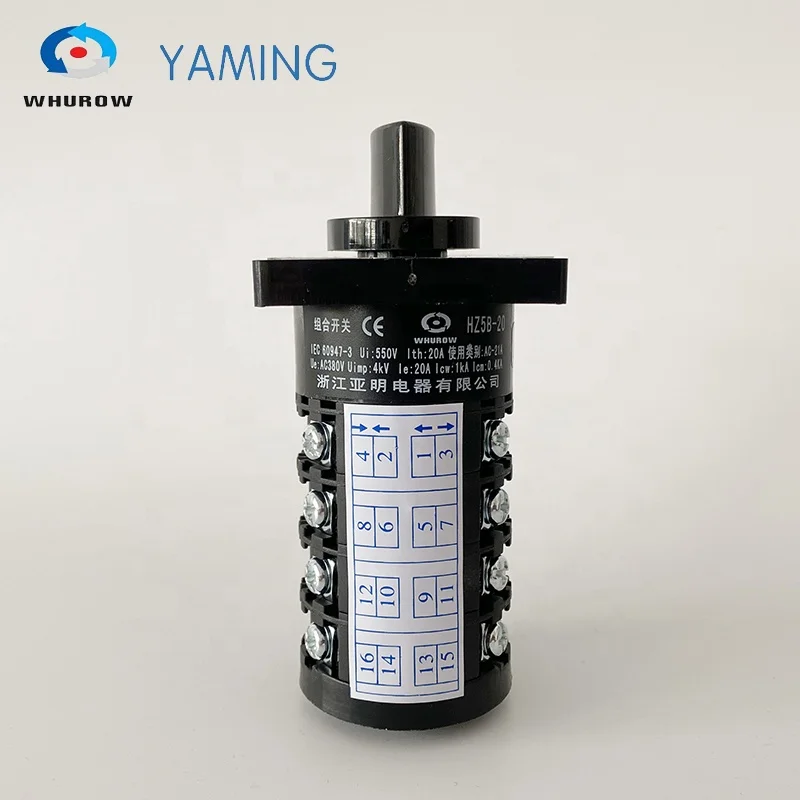 z【W204B】　ROHM　抵抗器　56点 set Rotary Switch Knob Cam Switch 20A 3 Position 4 Pole Silver Contact  HZ5B-20⁄4 Changeover Switch Universal HZ5B-20⁄4